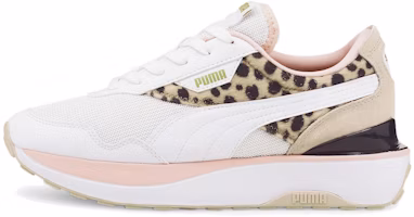(Women) Puma Cruise Rider 'White Pink Leopard' 383988-01 (Women) Puma Cruise Rider 'White Pink Leopard' 383988-01
