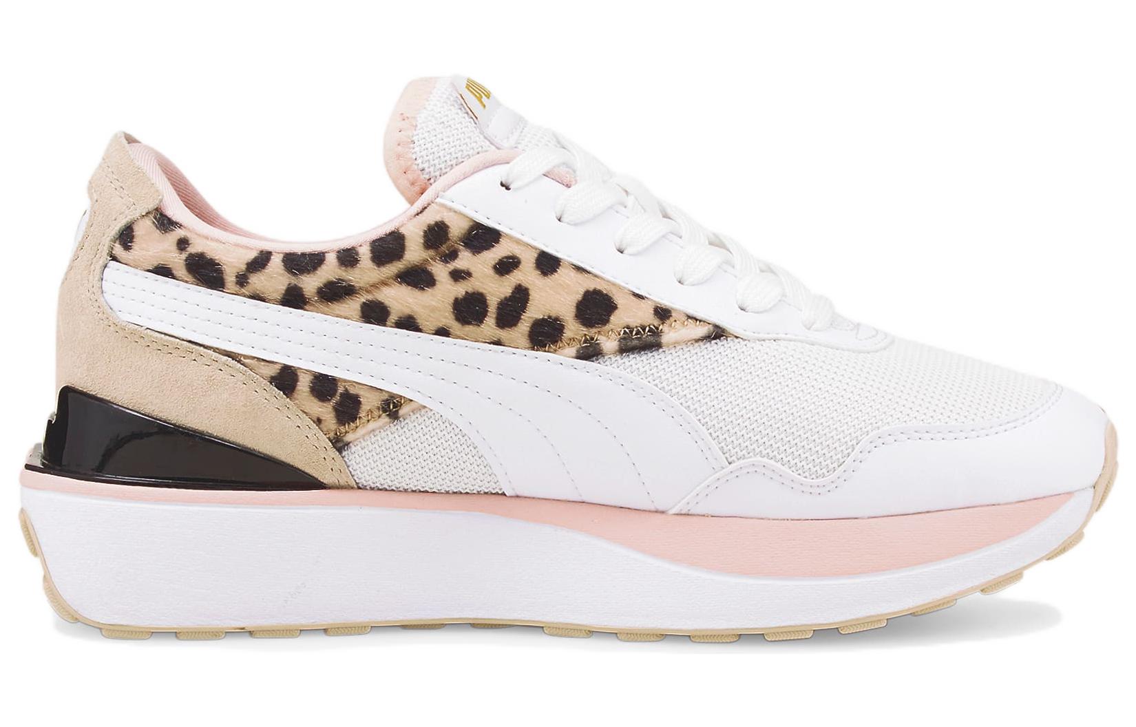 Order (Women) Puma Cruise Rider 'White Pink Leopard' 383988-01