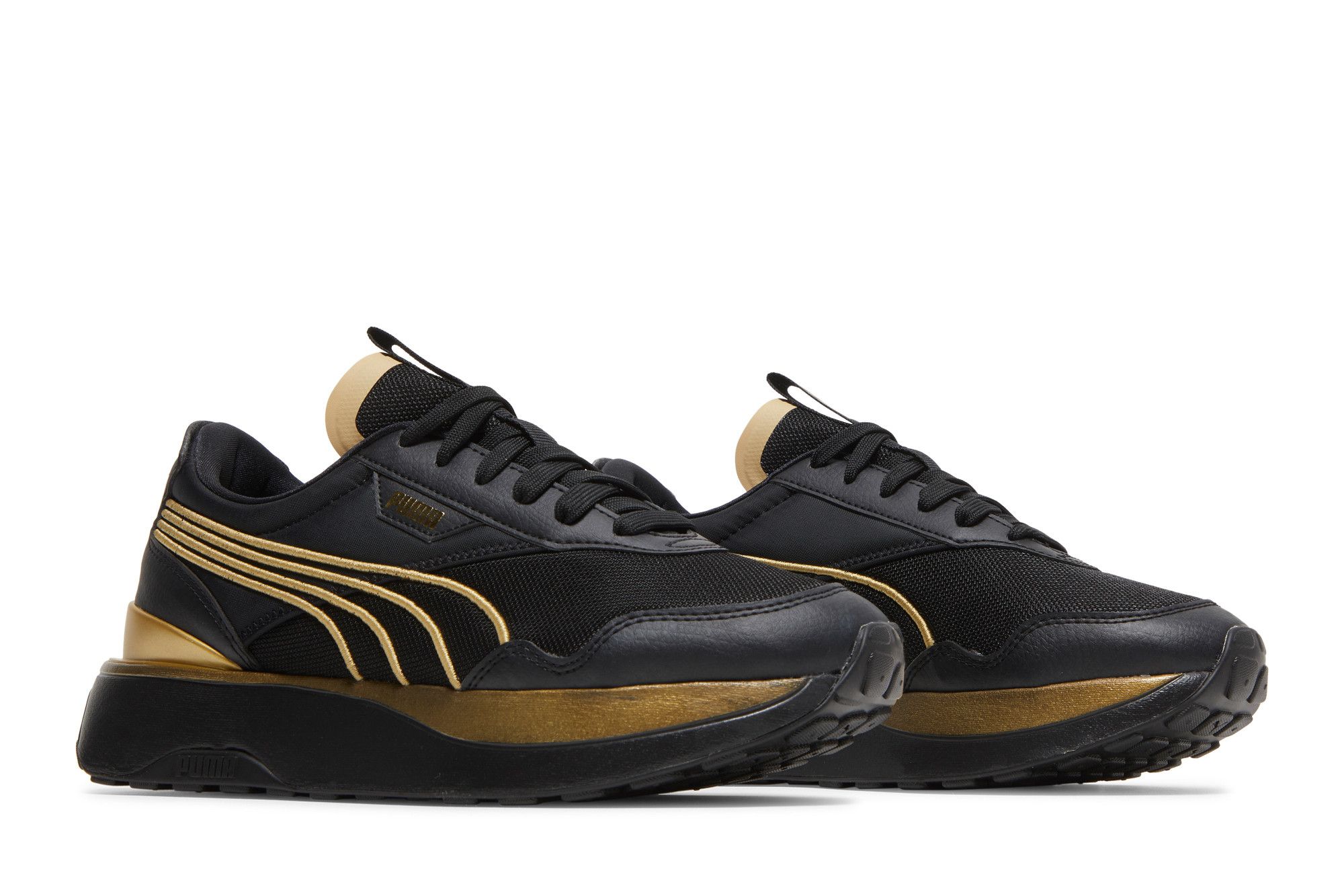 Cheap (W) Puma Cruise Rider Metal 'Hitam Emas Tim' 381615-02