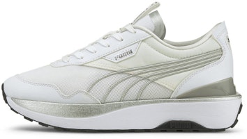 (Women) Puma Cruise Rider Metal 'White Silver' 381615-01 (Women) Puma Cruise Rider Metal 'White Silver' 381615-01