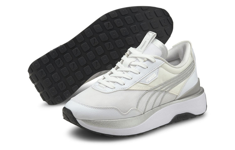 Shop (Women) Puma Cruise Rider Metal 'White Silver'  381615-01