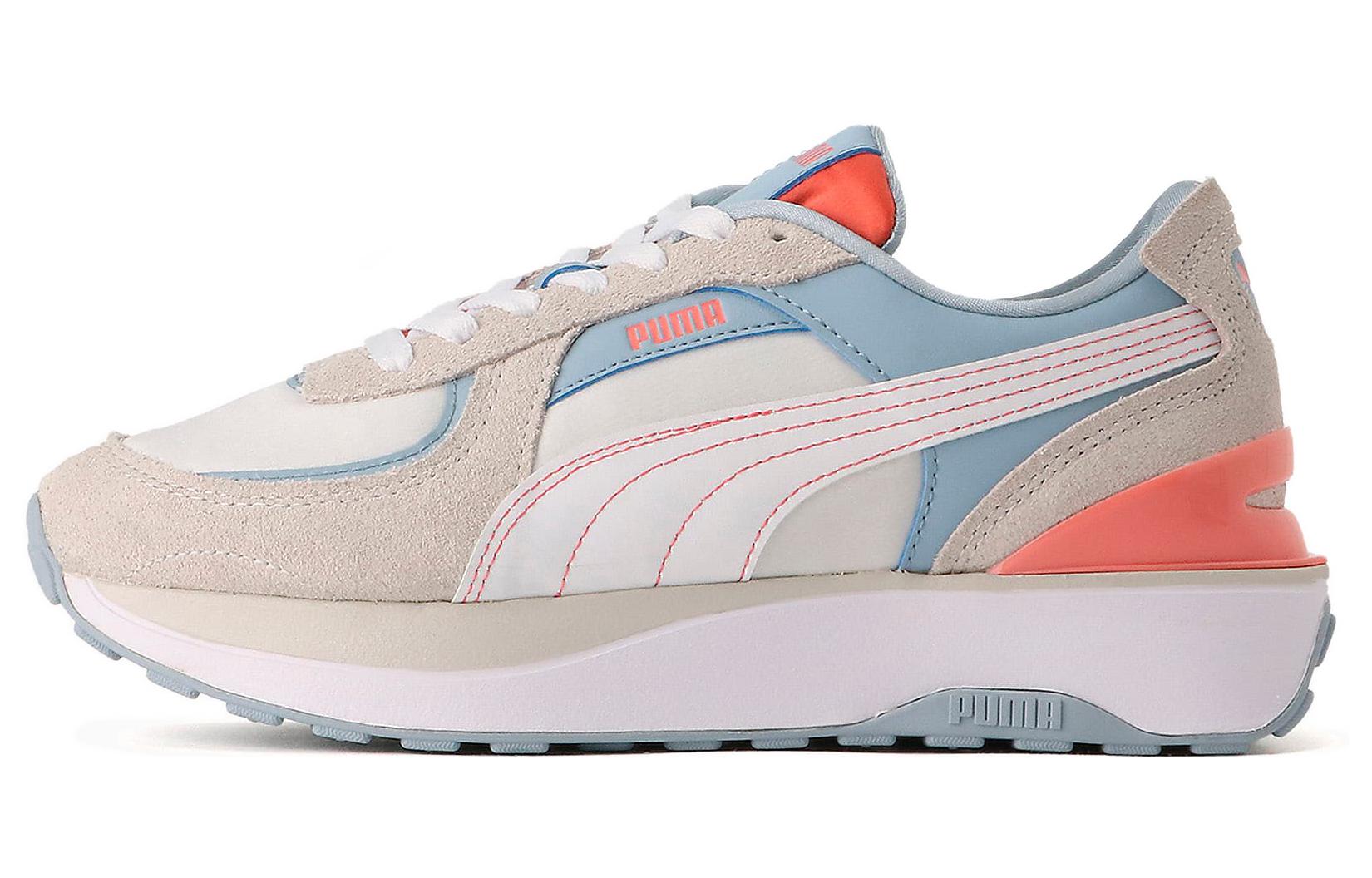 (W) Puma Cruise Rider Satin 'White Grey Blue'