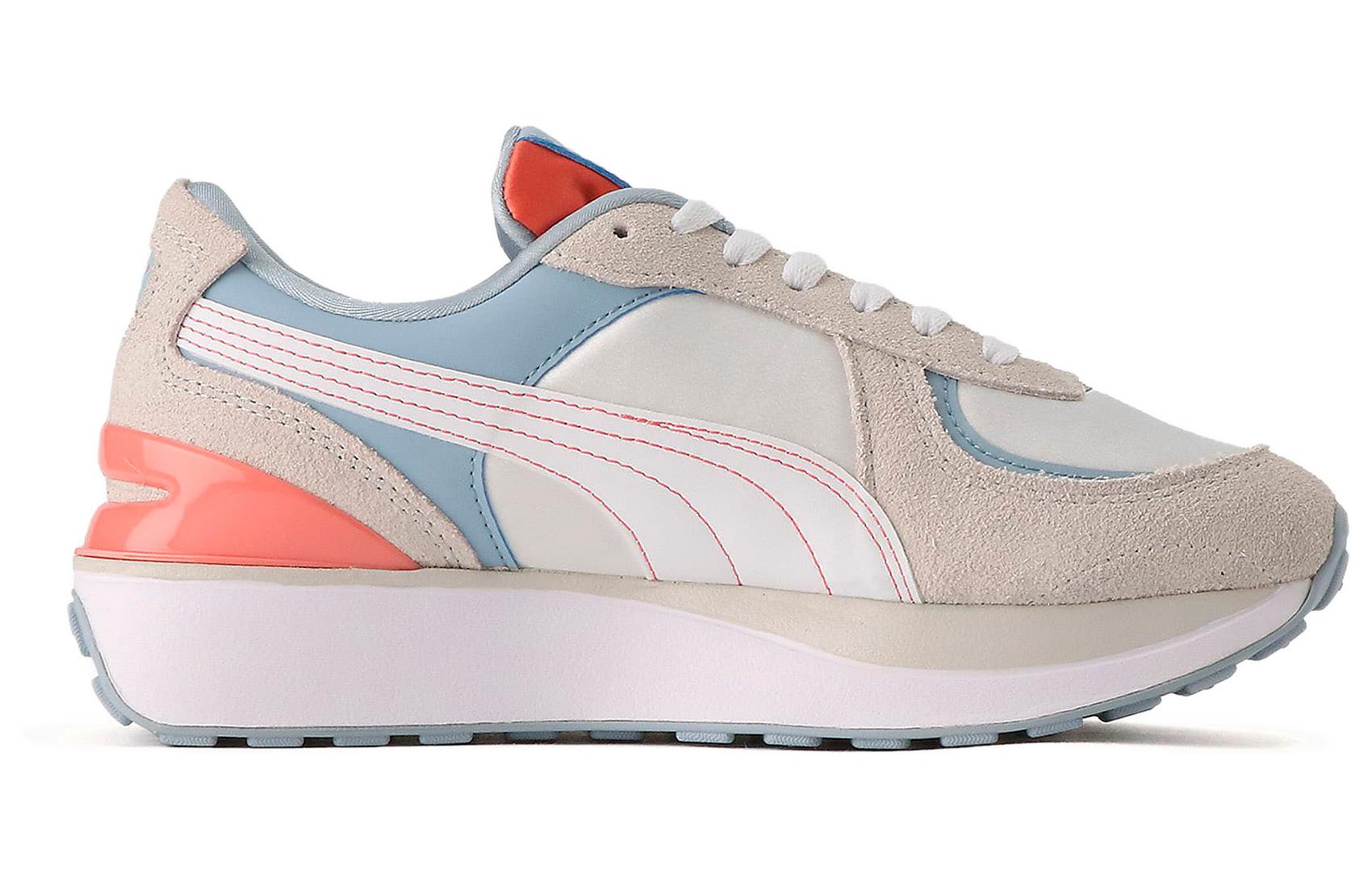 (W) Puma Cruise Rider Satin 'White Grey Blue' 圖 2