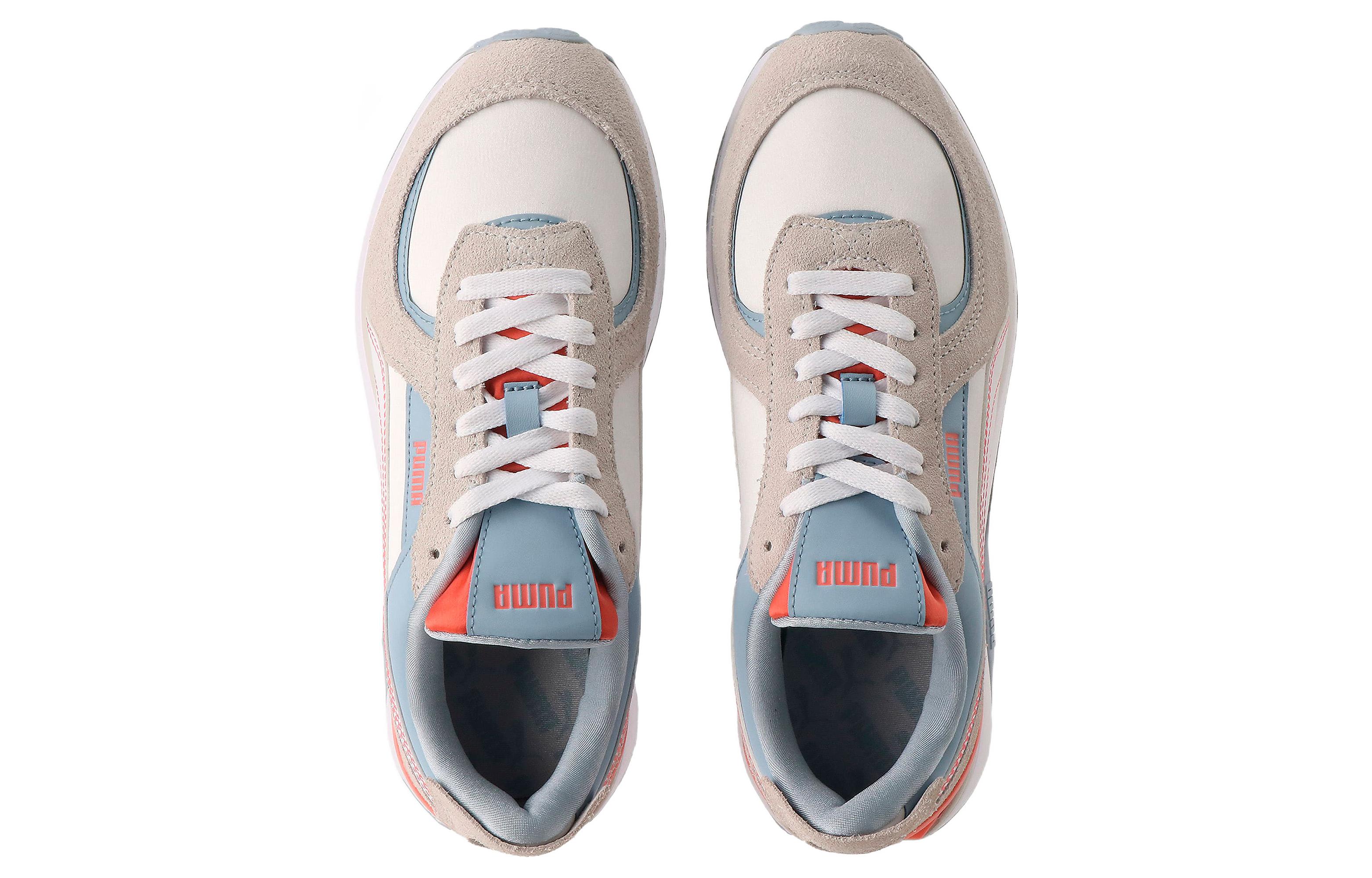 (W) Puma Cruise Rider Satin 'White Grey Blue' 圖 3