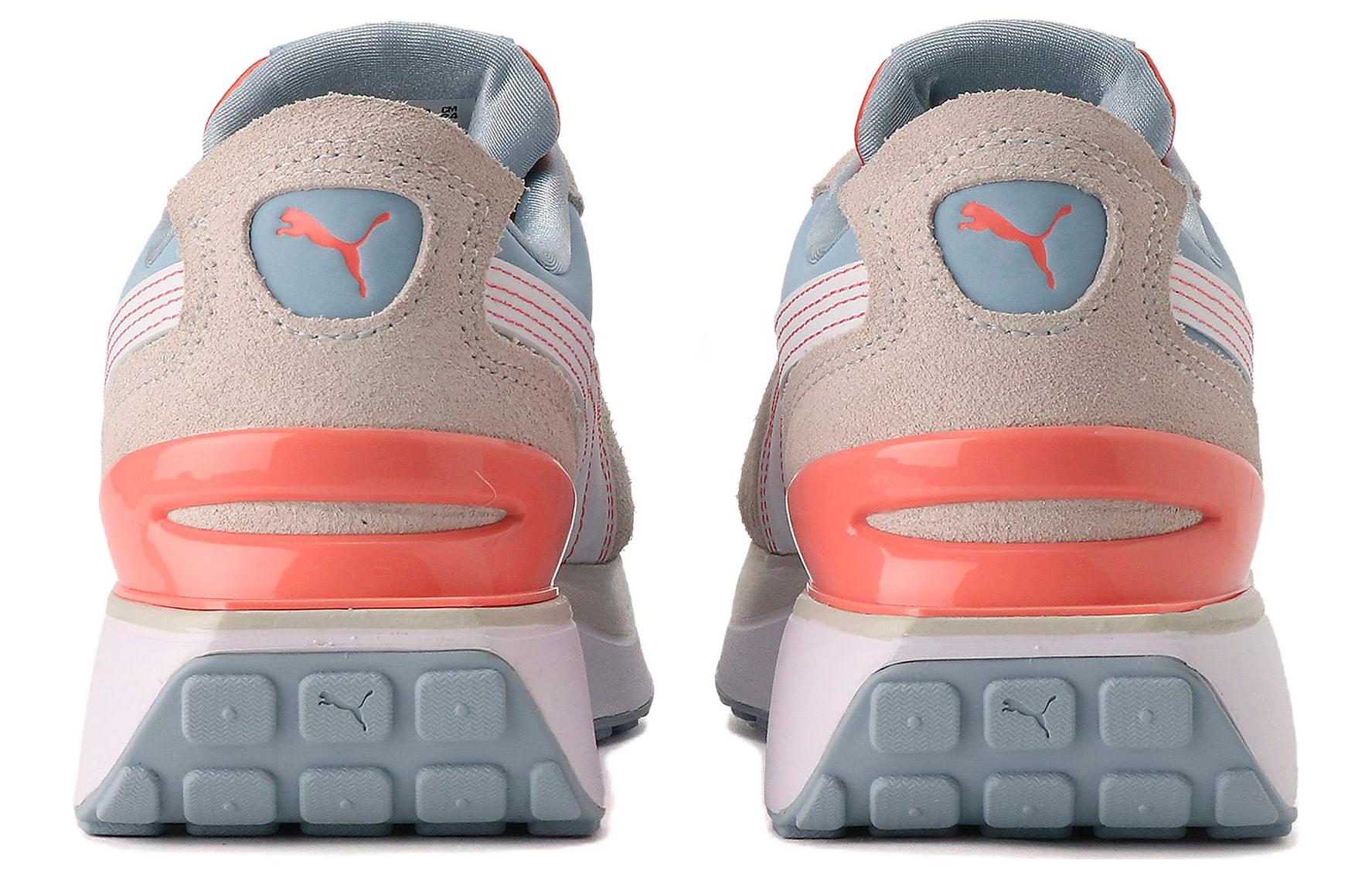 (W) Puma Cruise Rider Satin 'White Grey Blue' 圖 4