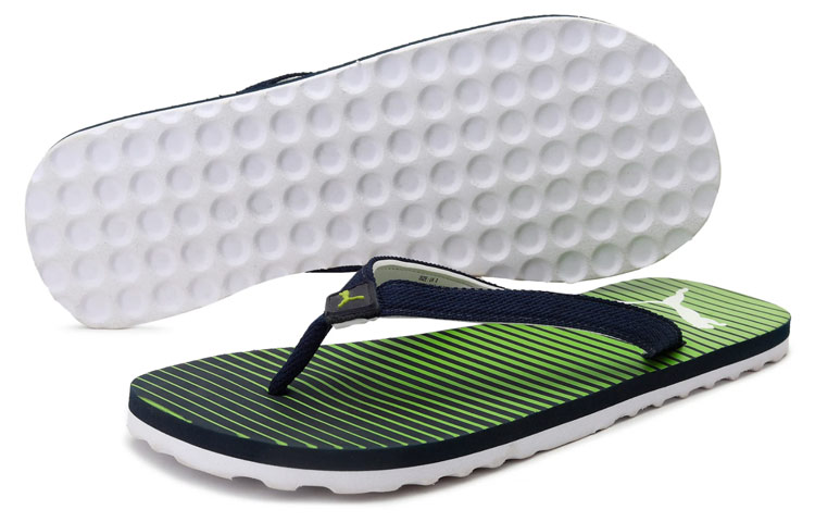 Lookbook (W) 彪马 Current Flip IDP '蓝绿' 夹脚拖鞋 367611-01