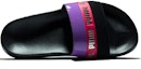 Shop (W) Puma Wanita Sandal Leadcat Remix Slide Hitam/Ungu 370694-01