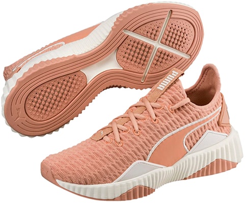 (Women) Puma Defy Low Running Shoes Orange/White 190949-05 Purchase (Women) Puma Defy Low Running Shoes Orange/White 190949-05