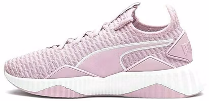 (Women) Puma Defy Low Top Running Shoes Purple/White 190949-07 (Women) Puma Defy Low Top Running Shoes Purple/White 190949-07