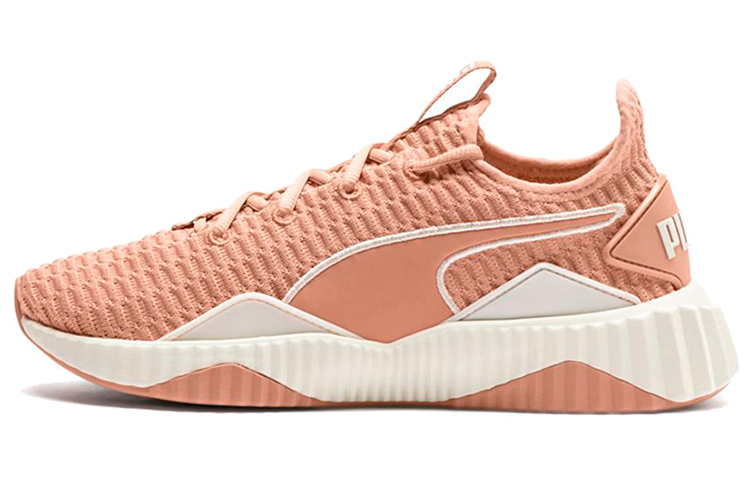 (Women) Puma Defy Low Running Shoes Orange/White 190949-05
