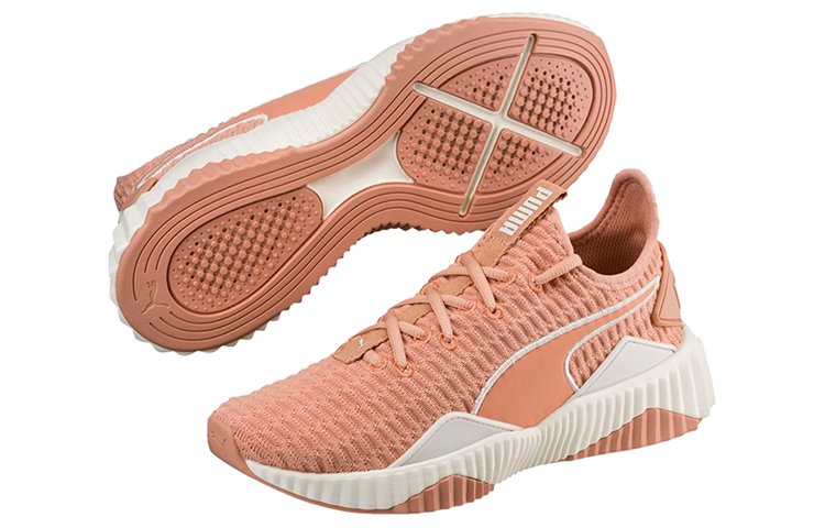 Purchase (W) Puma Defy Low Chaussures de Course Orange/Blanc 190949-05