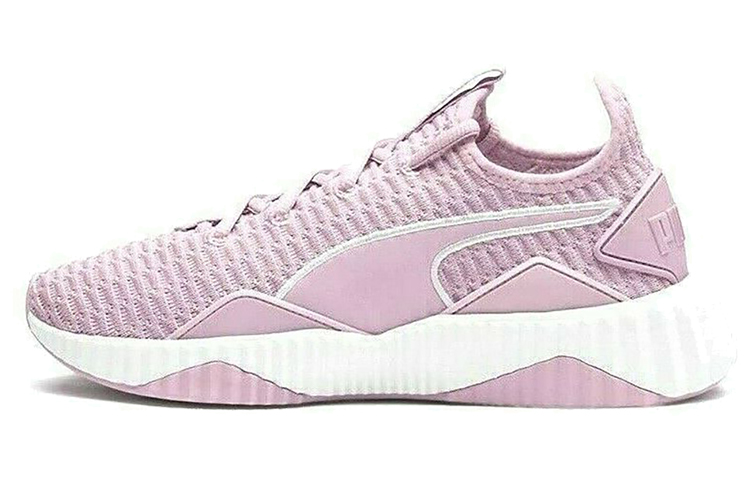 (Women) Puma Defy Low Top Running Shoes Purple/White 190949-07