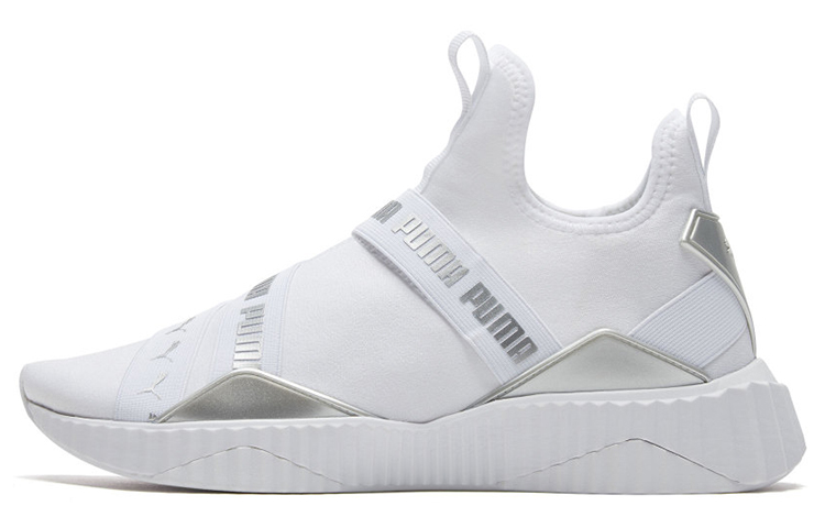 (Women) Puma Defy Mid Glossy White 193058-02