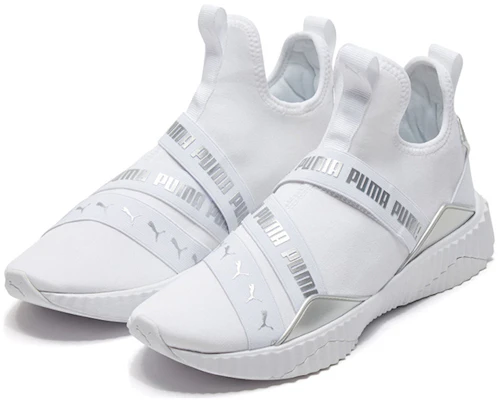 (W) Puma Defy Mid Glossy Blanc 193058-02 Lookbook (W) Puma Defy Mid Glossy Blanc 193058-02