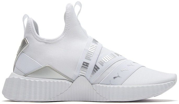 (Women) Puma Defy Mid Glossy White 193058-02 Order (Women) Puma Defy Mid Glossy White 193058-02