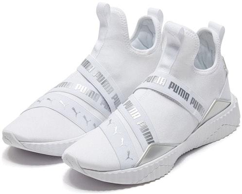 (W) Puma Defy Mid Glossy Putih 193058-02 Lookbook (W) Puma Defy Mid Glossy Putih 193058-02