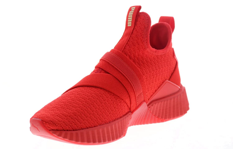 Shop (W) Puma Defy Mid Iced ''High Risk Red'' Sneakers 193944-01