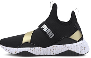 (Women) Puma Defy Mid Metal 'Black Gold' 193044-01 (Women) Puma Defy Mid Metal 'Black Gold' 193044-01