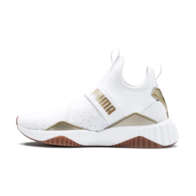 (W) Puma Defy Mid Sparkle 'Metallic Gold'
