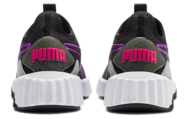 Shop (W) Puma Defy Sheen ''Noir Violet'' 192627-01