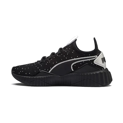 (W) Puma Defy Speckle 'Black Silver'