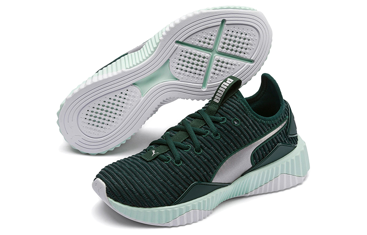 Lookbook Puma Defy Trailblazer 女款 綠白灰 低筒運動鞋