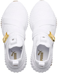 (W) Puma Defy Varsity Mid 'Putih Emas Metalik' 191667-02 Lookbook (W) Puma Defy Varsity Mid 'Putih Emas Metalik' 191667-02