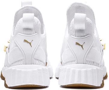 (W) Puma Defy Varsity Mid 'Putih Emas Metalik' 191667-02 Shop (W) Puma Defy Varsity Mid 'Putih Emas Metalik' 191667-02