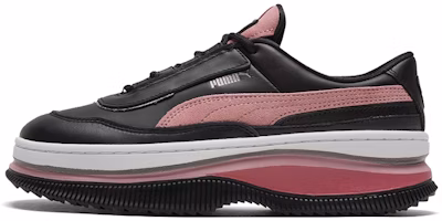 (Women) Puma Deva Mixed Metallic White/Black/Pink Casual Platform Sneakers 373920-02 (Women) Puma Deva Mixed Metallic White/Black/Pink Casual Platform Sneakers 373920-02