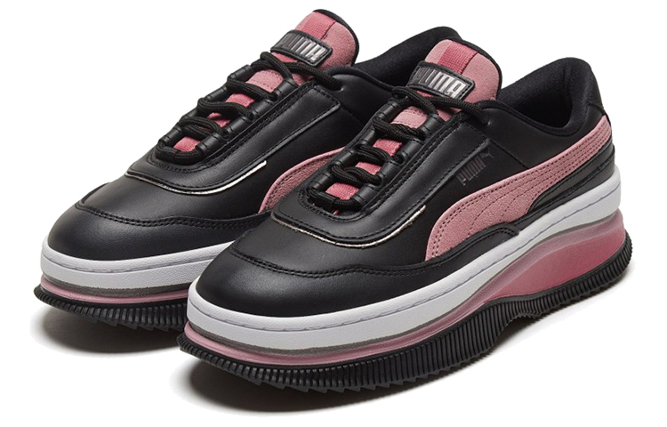 Lookbook (W) Puma Deva Metallic Bianco/Nero/Rosa Sneakers Platform Casual Donna 373920-02