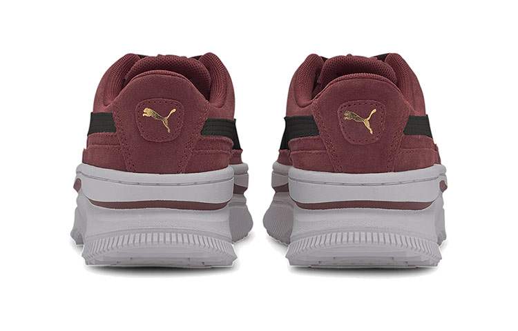 Shop （女款）Puma Deva 絨面革 '酒紅黑' 372423-06