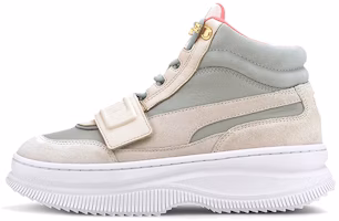 (Women) Puma Deva Suede Khaki/Green/White 374757-01 (Women) Puma Deva Suede Khaki/Green/White 374757-01