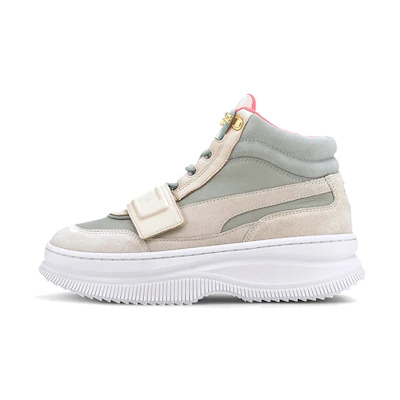 (W) Puma Deva Suede Khaki/Green/White