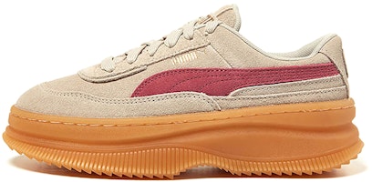 (Women) Puma Deva Suede Casual Sneakers Red/Brown 372423-10 (Women) Puma Deva Suede Casual Sneakers Red/Brown 372423-10