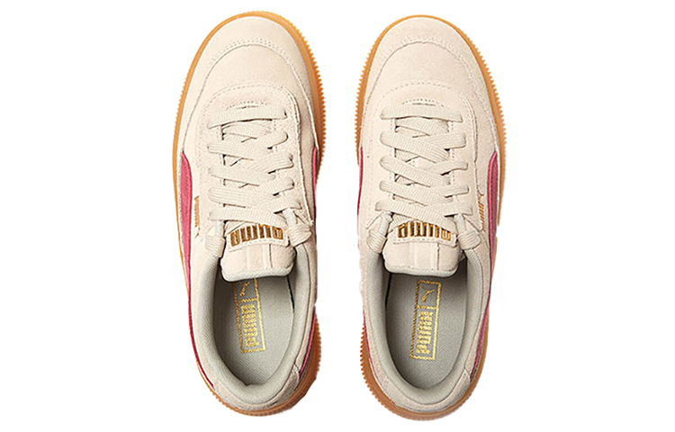 Lookbook (W) Puma Deva Suede Sneakers Rood/Bruin. 372423-10