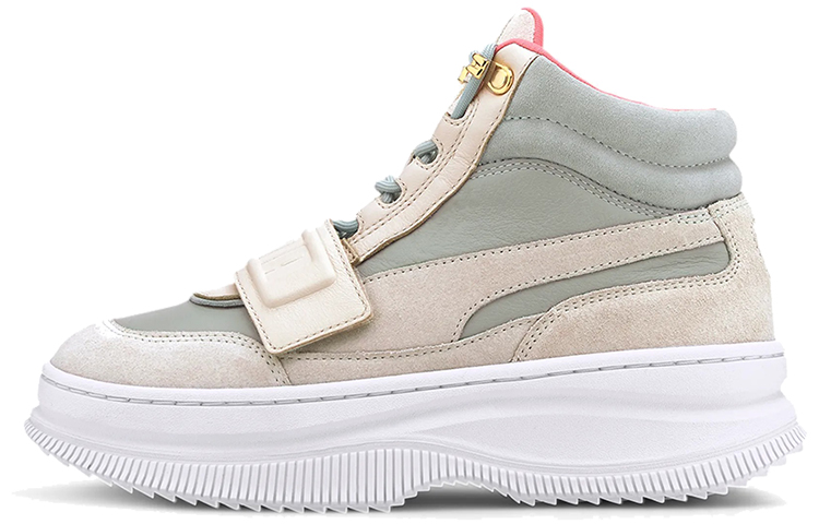 (Women) Puma Deva Suede Khaki/Green/White 374757-01