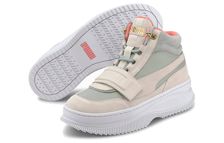 Purchase (W) Puma Deva Suede Khaki/Groen/Wit 374757-01