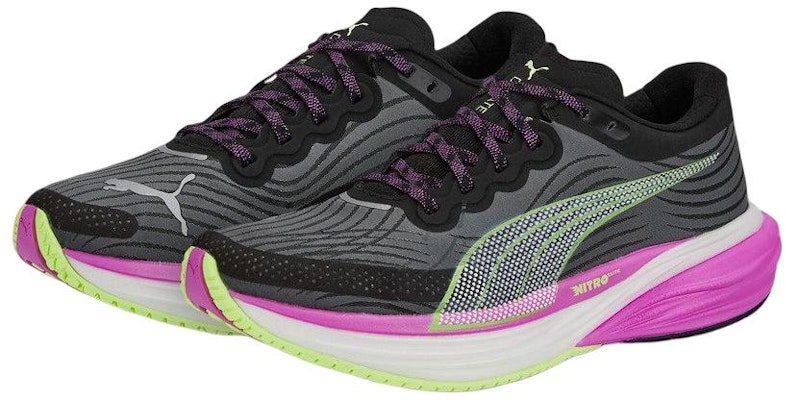 (Women) Puma Deviate Nitro 2 'Black Purple' 376855-08 Lookbook (Women) Puma Deviate Nitro 2 'Black Purple' 376855-08