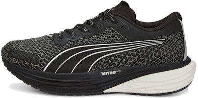 (Women) Puma Deviate Nitro 2 WTR 'Black Metallic Silver' 376857-01 (Women) Puma Deviate Nitro 2 WTR 'Black Metallic Silver' 376857-01