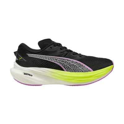 (W) Puma Deviate Nitro 3 'Black Yellow Alert Magenta'