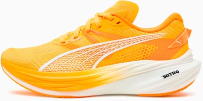 (Women) Puma Deviate Nitro 3 Wide Sun Stream/Heat Fire/PUMA White 378450-09 (Women) Puma Deviate Nitro 3 Wide Sun Stream/Heat Fire/PUMA White 378450-09