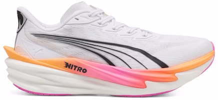 (Women) Puma Deviate Nitro 4 'White Poison Pink' 312124-10 (Women) Puma Deviate Nitro 4 'White Poison Pink' 312124-10