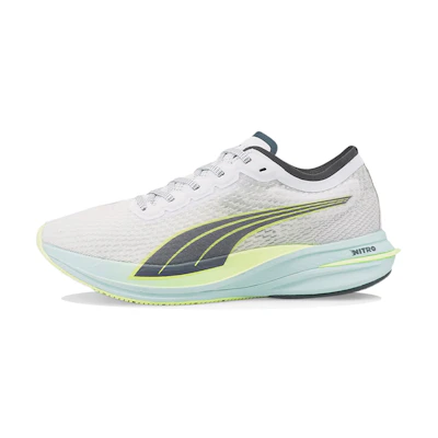 (W) Puma Deviate Nitro 'White Dark Slate'