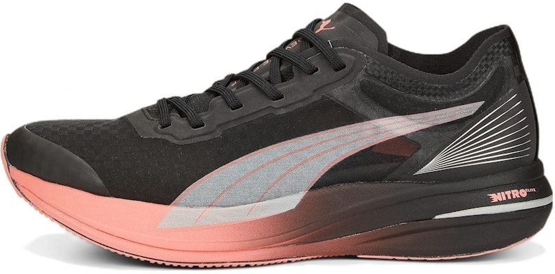 (Women) Puma Deviate Nitro Carbon 'Black Carnation Pink' 377091-01 Buy (Women) Puma Deviate Nitro Carbon 'Black Carnation Pink' 377091-01