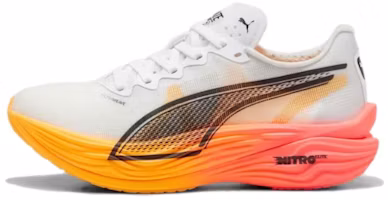 (Women) Puma Deviate Nitro Elite 3 Lightweight Running Shoes White Black. 310640-01 (Women) Puma Deviate Nitro Elite 3 Lightweight Running Shoes White Black. 310640-01