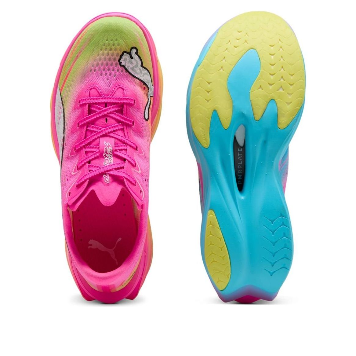 Shop (W) Puma Deviate Nitro Elite 4 ''毒粉黃警亮青'' 313606-01