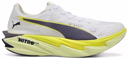 (Women) Puma Deviate Nitro Elite 4 White Apple Spritz Lime 312128-06 (Women) Puma Deviate Nitro Elite 4 White Apple Spritz Lime 312128-06
