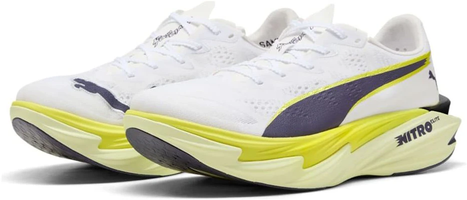 (Women) Puma Deviate Nitro Elite 4 White Apple Spritz Lime 312128-06 Details for (Women) Puma Deviate Nitro Elite 4 White Apple Spritz Lime 312128-06