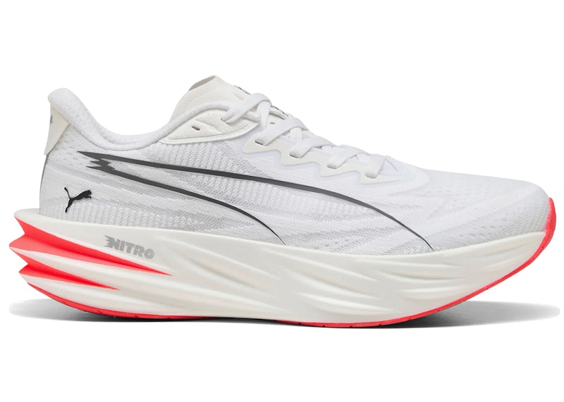 (W) Puma Deviate Pure Nitro 'White Red'