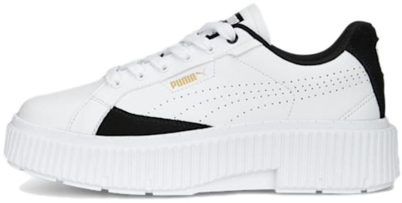 PUMA Dinara 防滑耐磨 低幫 板鞋 女款 白黑 Buy PUMA Dinara 防滑耐磨 低幫 板鞋 女款 白黑